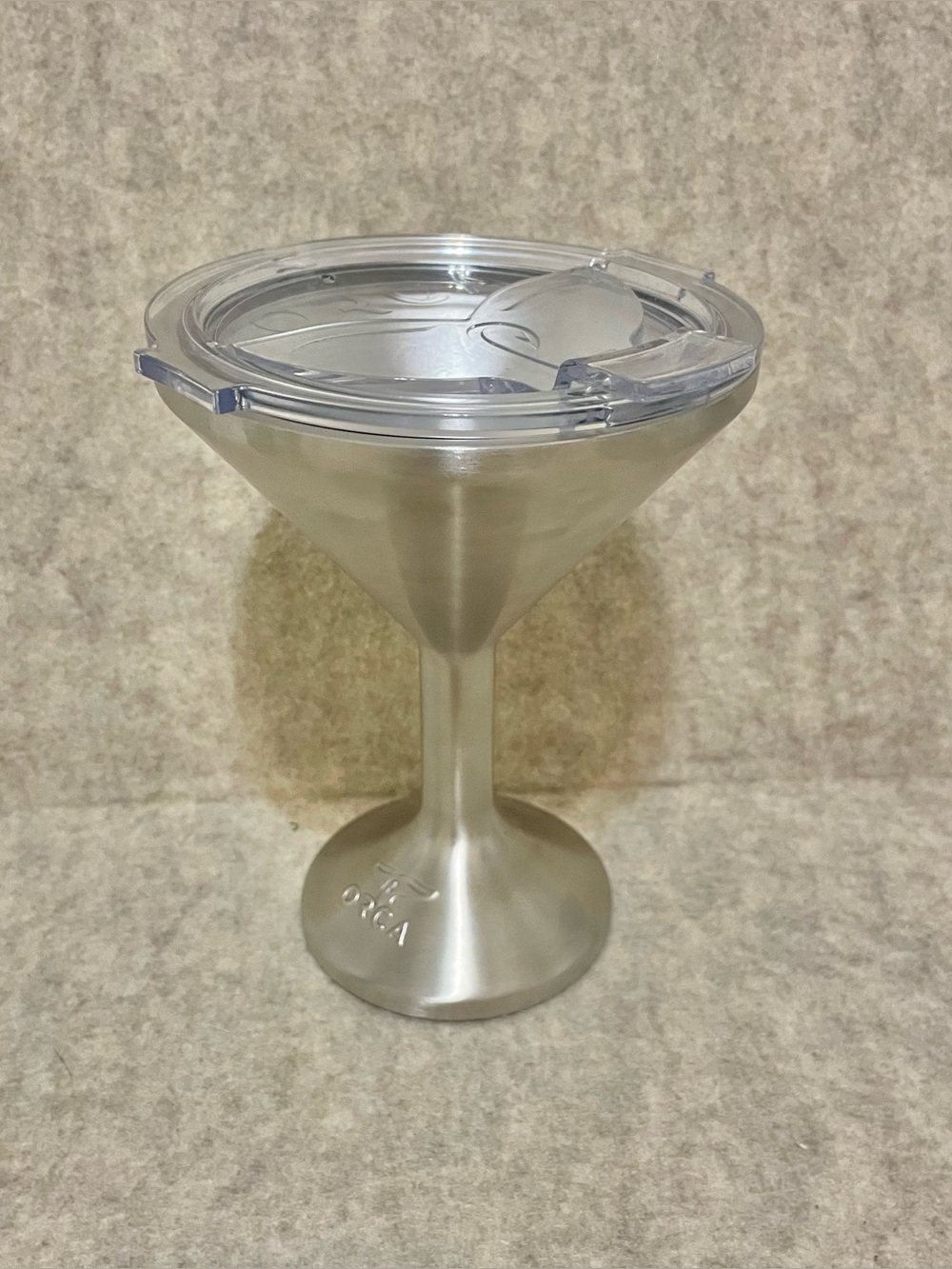 Orca Martini Glass, Stainless Steel - 8 oz